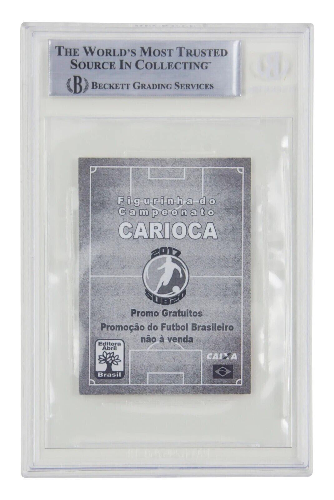 Vinicius Jr Signed 2017 Abril Campeona to Carioca Rookie Card – BGS Authentic